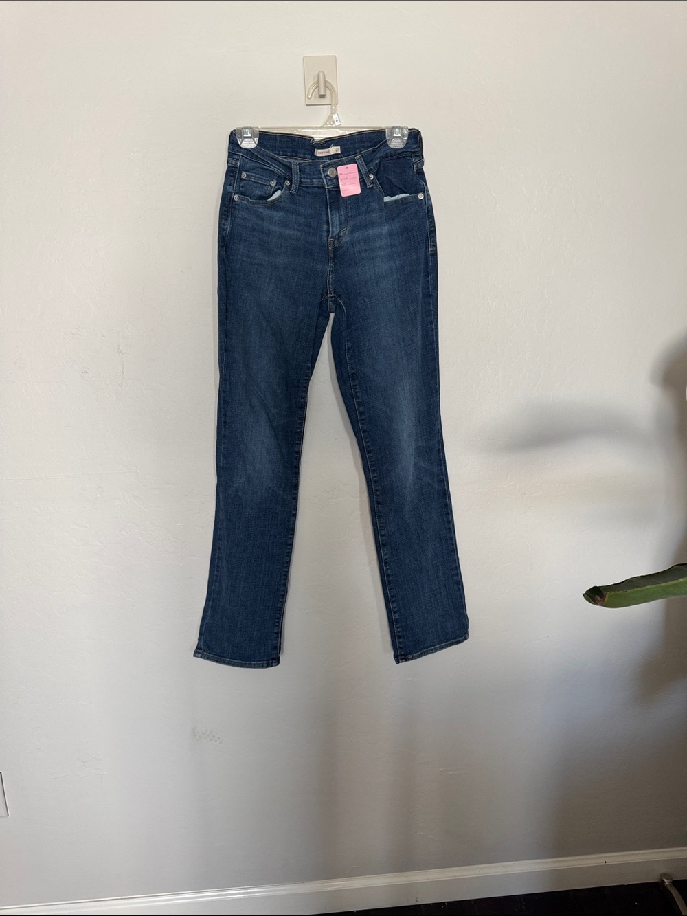 Levi's Straight-Leg Jeans in Deep Indigo Wash